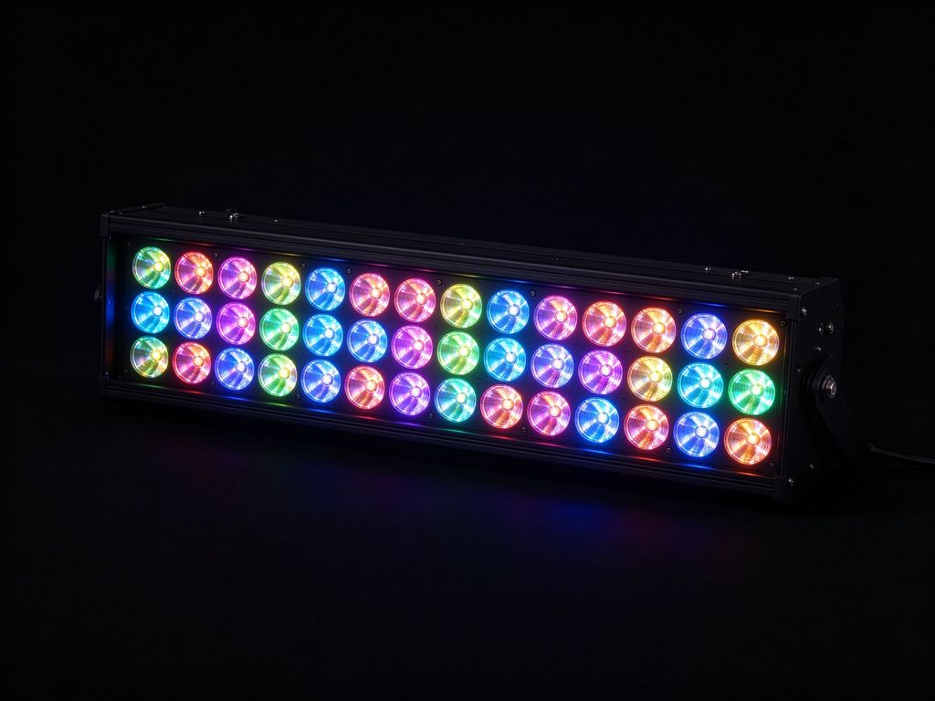 LED wash and effect lights
