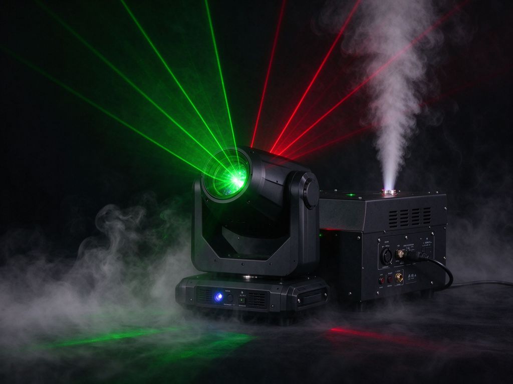 Laser and stage effects